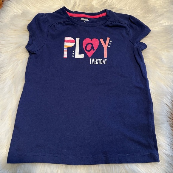 🎁Bundle 4 Free! Gymboree Play Everyday Pruole Short Sleeve T-Shirt Size 8 - Picture 1 of 4